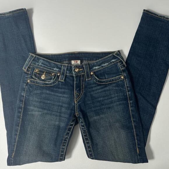 True Religion Disco Billy Big T Low Rise Jeans - Picture 3 of 7